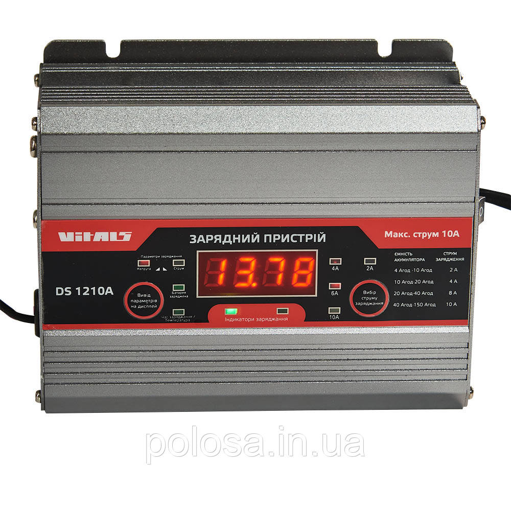 Зарядное устройство Vitals DS 1210A для аккумуляторов автомобиля 12 В - фото 1 - id-p1945522639