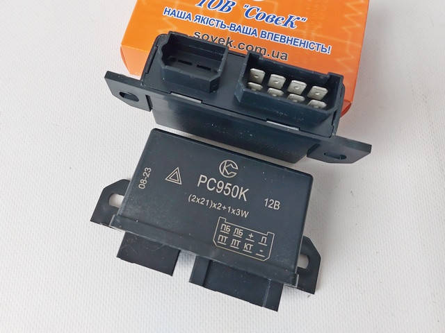 Реле поворотов ПАЗ 0+8 (Совек) РС 950К (ID#1945445090), цена: 196 ...