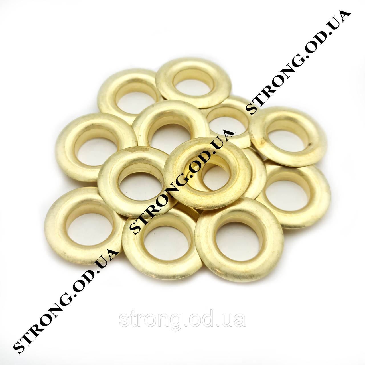 Блочка - Люверс з нержавіючої сталі №31 Золото 17мм (500 шт.)