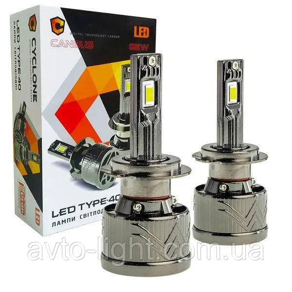 LED H7 Type 40 6000K 16000Lm (2шт)