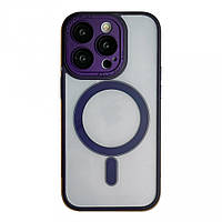 Чехол Protective camera Clear Case with MagSafe iPhone 14 Pro Max Deep Purple