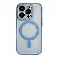 Чехол Protective camera Clear Case with MagSafe iPhone 14 Pro Max Sierra Blue