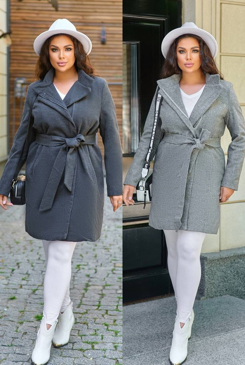 Жіноче зимове пальто великого розміру(50-56)