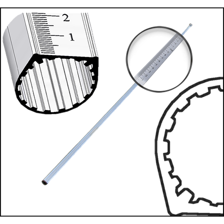 Метрошок МШИ-2,5м (1 ланка) білий, фото 2