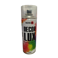 Акриловая краска NOWAX Decor Lux лак матовый для авто 450мл (NX48050)