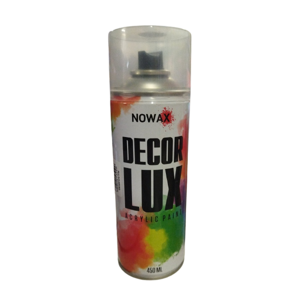 Акрилова фарба NOWAX Decor Lux матовий лак для авто 450мл (NX48050)