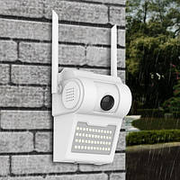 Камера видеонаблюдения домофон с LED фонарем D2 WIFI IP with light 2.0mp, Ch, Хорошее качество, Камера