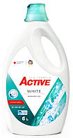 Гель для прання білих тканин Active White 6 л. (Аналог порошка Ariel)