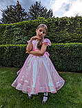 Дитяча рожева сукня Барбі 116-128, фото 4