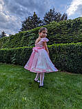 Дитяча рожева сукня Барбі 116-128, фото 8