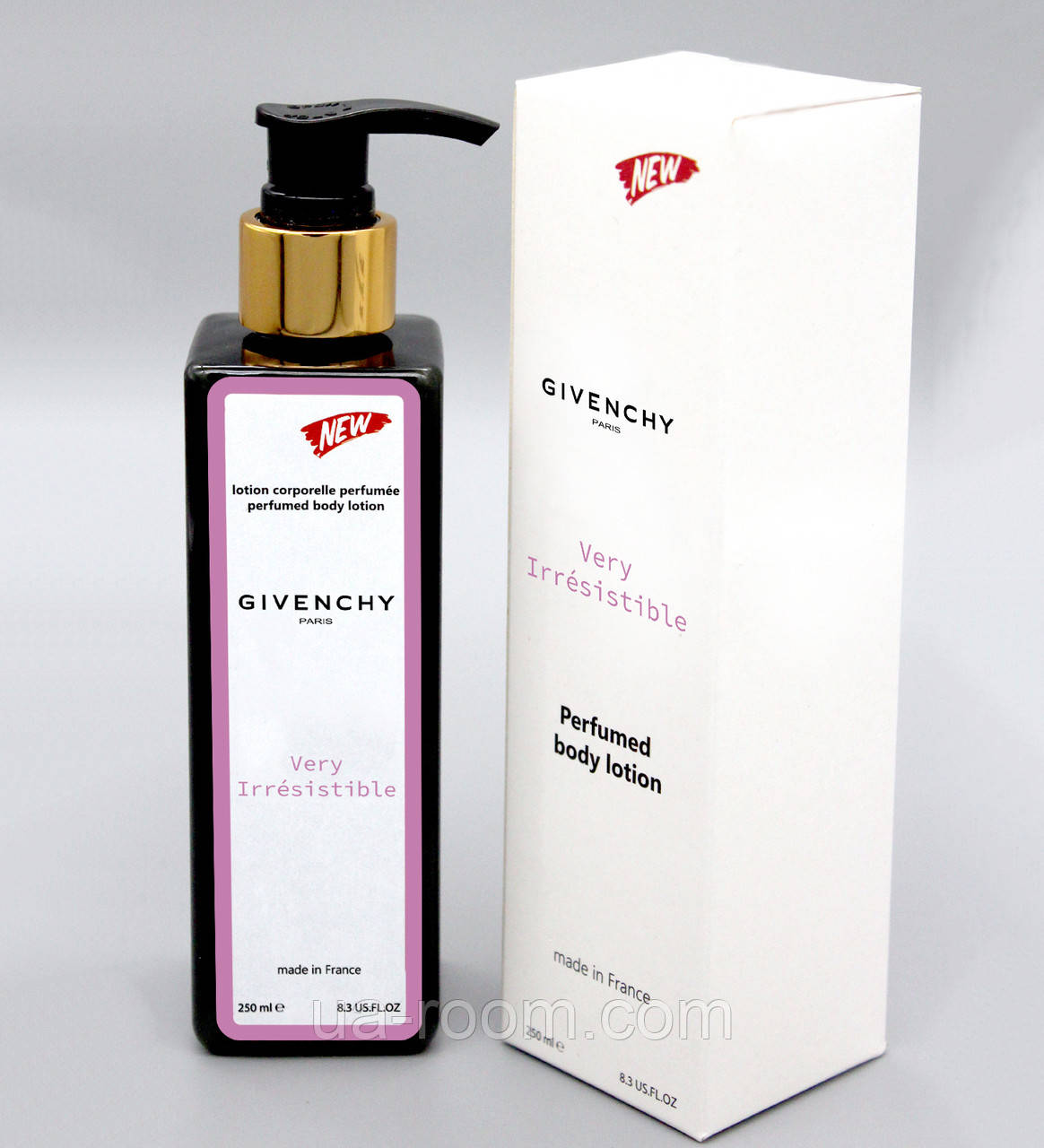 Парфюмированный лосьон для тела NEW с ароматом Givenchy Very Irresistible, 250 мл.