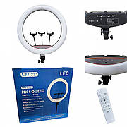 Лампа Кільцева LED 56 cm 22"  ⁇  480 Lights  ⁇  Remote  ⁇  Rotary Switch  ⁇  12V Adapter  ⁇  LJJ-22