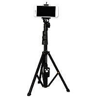 Штатив Трипод монопод для телефона Tripod Max 1.30m Bluetooth Yunteng 1388