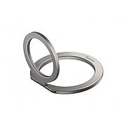 Foldable Metal Ring Stand — Baseus (SUCH0000) Halo Series ( Single-ring — SUCH000012 Silver