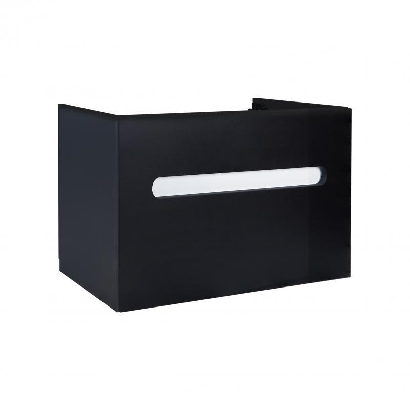 Тумба підвісна Qtap Virgo 1000х580х500 Black/White QT1874TPA1002BW, фото 1