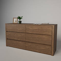 Великий комод "Еко" з дерева ясен 160 см
