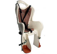 Вело кресло детское HTP Elibas на багажник, до 22кг бежевый (F-019)