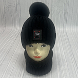 М 91083 Комплект для хлопчика шапка "ORGINAL WEAR"  і баф, 2-6 років, різні кольори, фото 3