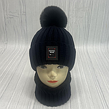 М 91083 Комплект для хлопчика шапка "ORGINAL WEAR"  і баф, 2-6 років, різні кольори, фото 5