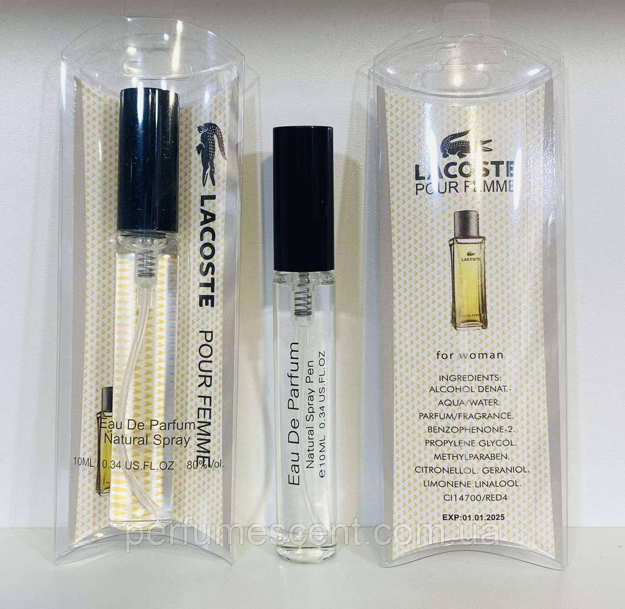 Туалетна вода 10ml оптом Lacoste Femme Woman, фото 1