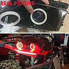 Ангельські оченята на лінзи 2,5 дюйма (80мм) Cotton RGB Bluetooth, фото 2