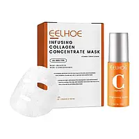 НОВИНКА!!! Маска Eelhoe для лица с коллагеновым концентратом + спрей с витамином С