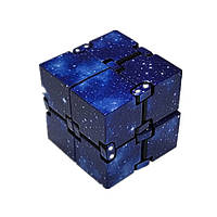 Игрушка антистресс кубик Infiniti Сube синий космос (NR0014_1)