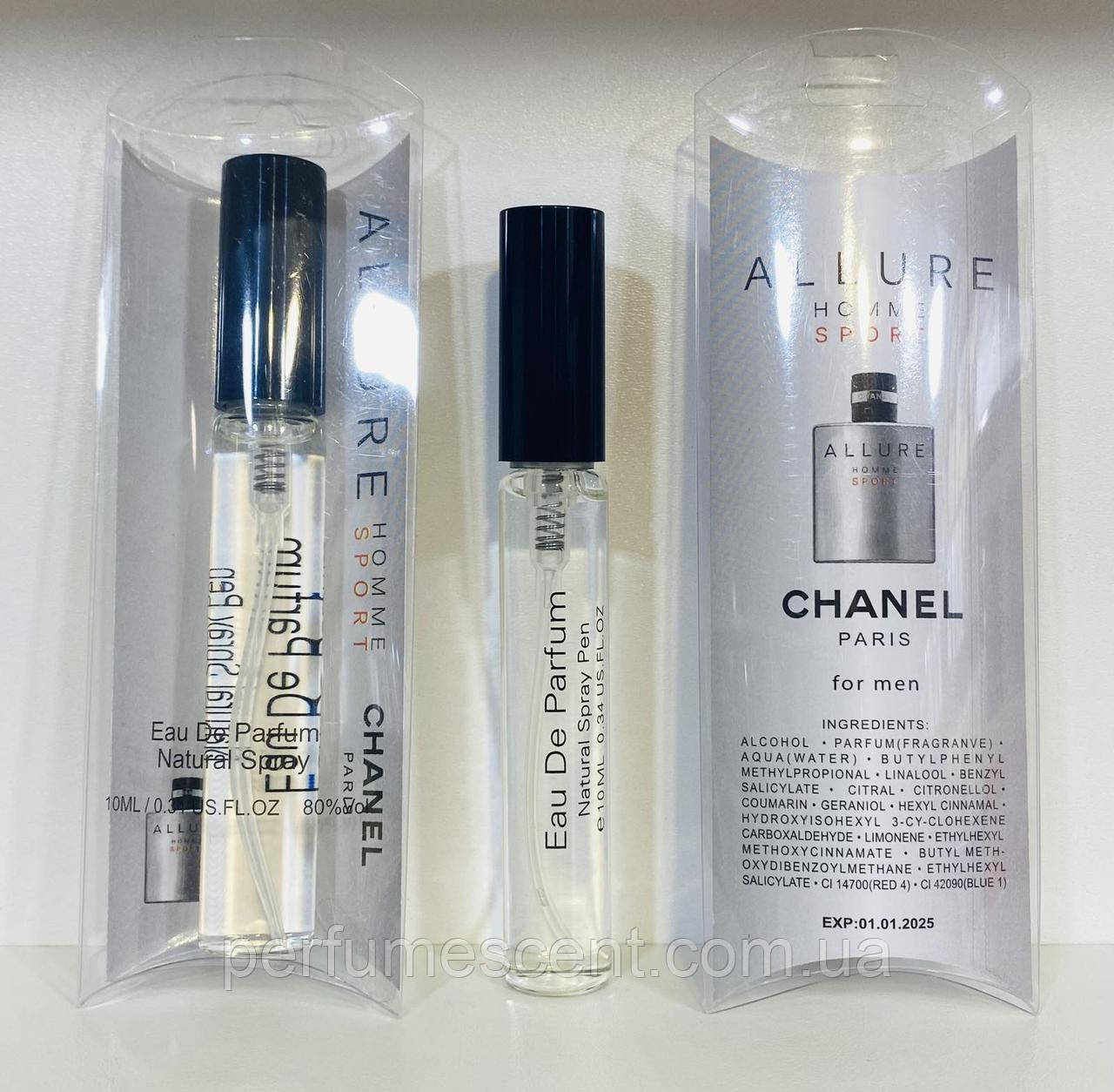 Мини духи 10ml Chanel Allure Sport Homme Sport, фото 1