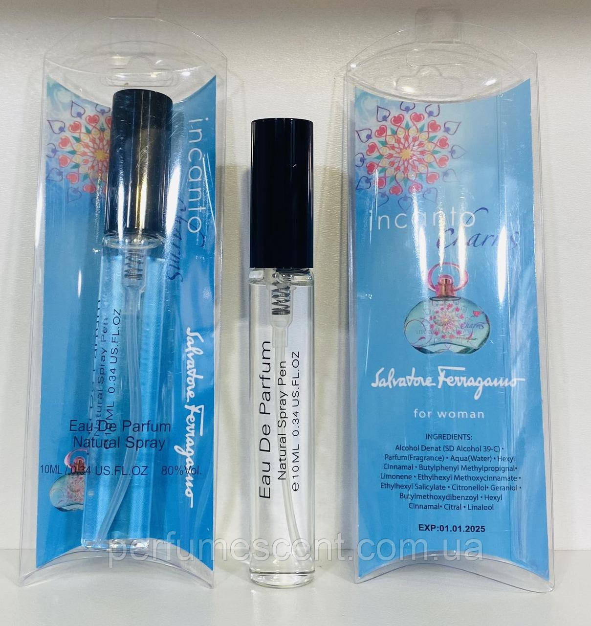 Парфуми жіночі Salvatore Ferragamo Incanto Charm 10ml у прозорому пакованні, фото 1