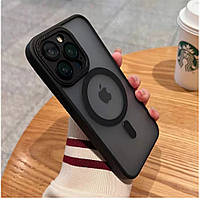 Чехол Protective Camera Matte Clear Case With MagSafe iPhone 11 Black