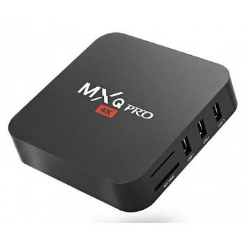 ТБ-приставка Smart TV Box MXQ Pro 4K 5G 1/8gb Чорний