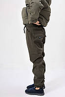 Круті водовідштовхуючі штани джоггери на флісі водовідштовхувальна тканина для хлопчика softshell