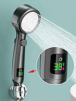 Водосберегающая насадка для душа с LED термометром Лейка для душа 4 режима, Ch1, Хорошее качество, насадка для