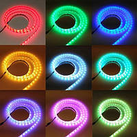 Светодиодная RGB LED подсветка USB 2м с пультом, Ch1, Хорошее качество, 6 ЦВЕТОВ 7196, Гибкий неон красный,
