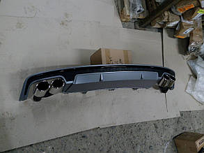 Дифузор заднього бампера Audi A7 2015-2017 стиль S7