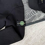 Зимовий спортивний костюм чоловічий Stone Island осінь-зима теплий на флісі сипка з капюшоном (без кепки!), фото 5