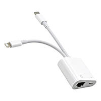 Б/в NK-1035 Pro 2 в 1 USB-C / Type-C + 8-контактний роз'єм для заряджання 8-контактний адаптер інтерфейсу заряджання