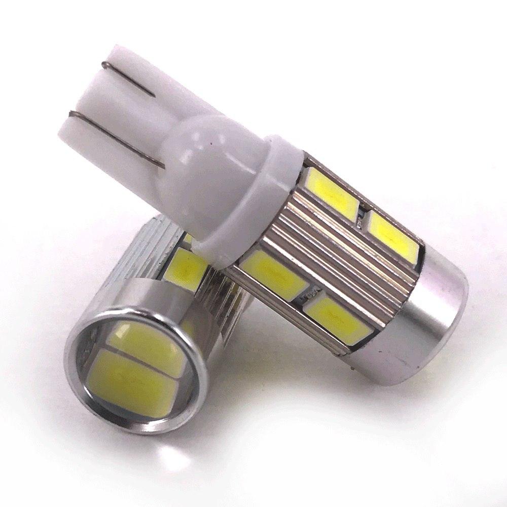 Лампа LED T10 W5W 10 SMD Автолампа з лінзою