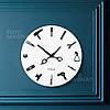 Настінний акриловий годинник з ножицями "TrimTime" - мінімалістичний, круглий, безшумний, 30*30 см, фото 7