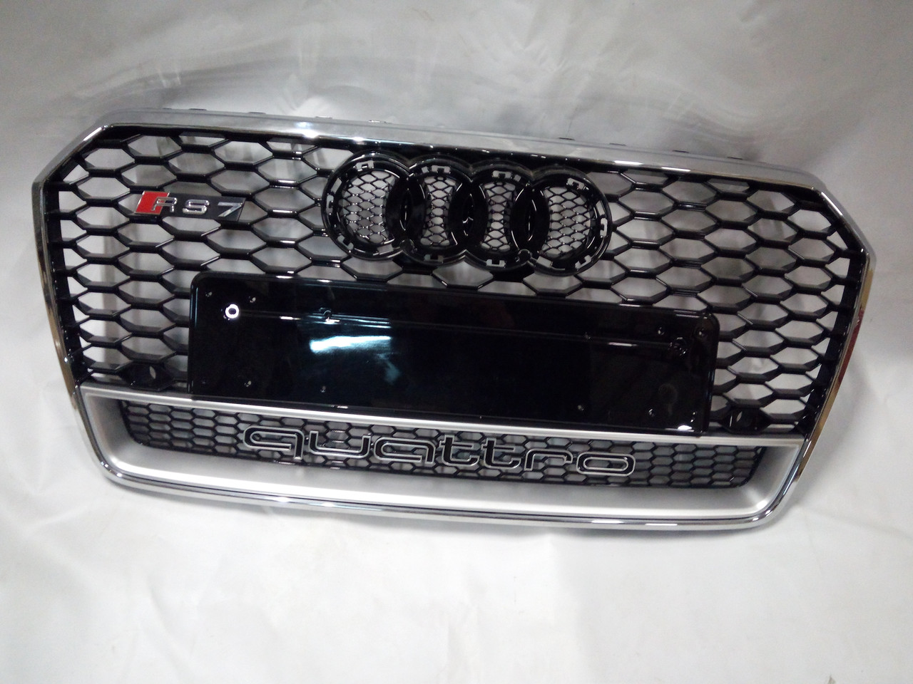 Решітка радіатора Audi A7 2014-2017 (рестайлінг) стиль RS7 Quattro, фото 1