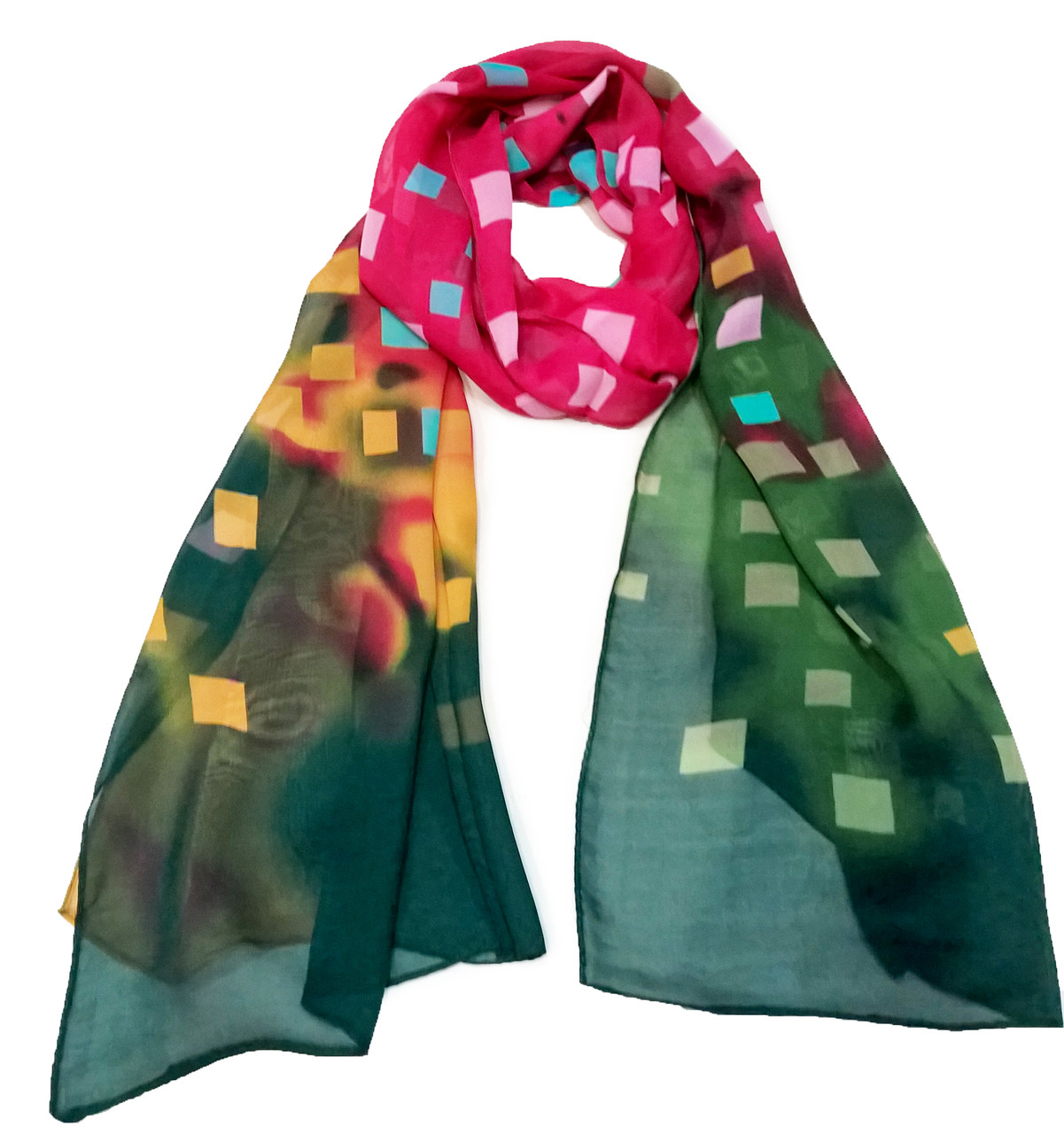 Шарф весняний шифоновий тонкий легкий Флоренсита, фото 1