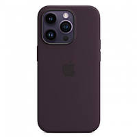 Чехол Silicone Case with MagSafe iPhone 14 Elderberry