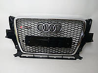 Решетка радиатора Audi Q5 2008-2012 стиль RSQ5 (хром окантовка)