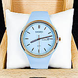 Жіночий  наручний кварцовий стрілочний блакитний годинник Skmei 1747BU Blue, фото 5