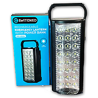 Фонарь переносной светодиодный 24 Led с павербанком 4000 mAh SWITCHED 24 LED WM