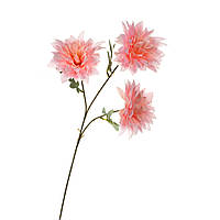 Искусственная декоративная хризантема, рожева