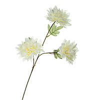 Искусственная декоративная хризантема, біла