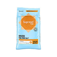 Йодированная пищевая соль мелкого помола Suprasel Plus Iodized 25 кг