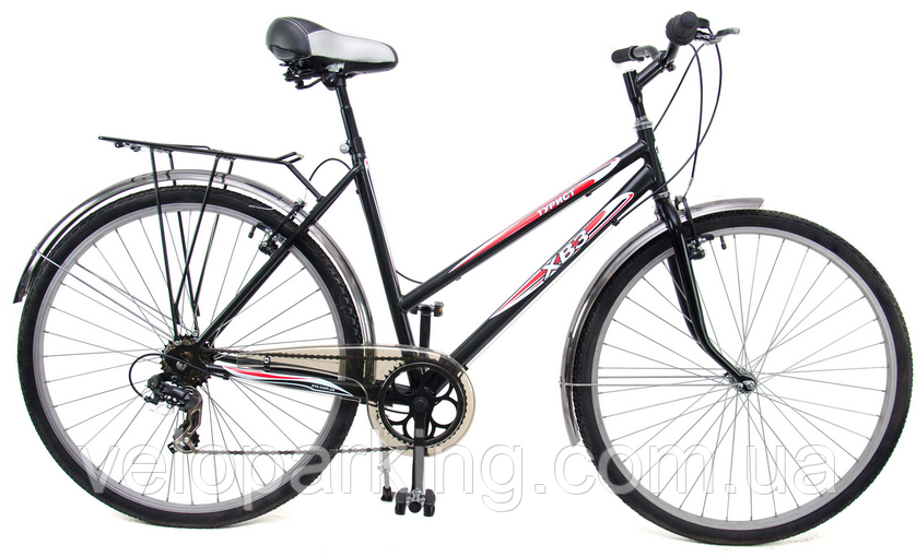 Дорожній міський 28 Турист 286 W Україна (ХВЗ) 6 швидко.Жовтогарячий велосипед