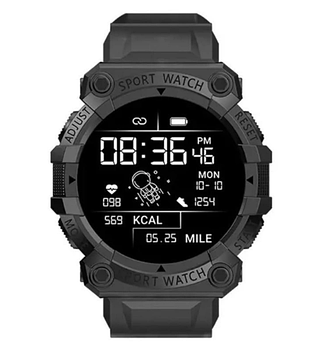 Смарт-годинник з великим кольоровим екраном Watch smart Чорний (KG-10933)